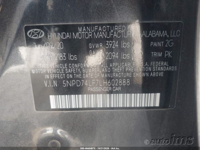 2020 Hyundai Elantra photo 4