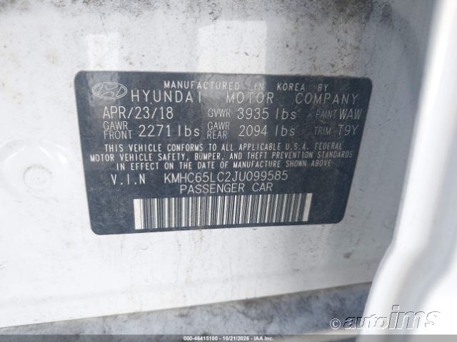 2018 Hyundai Ioniq photo 4