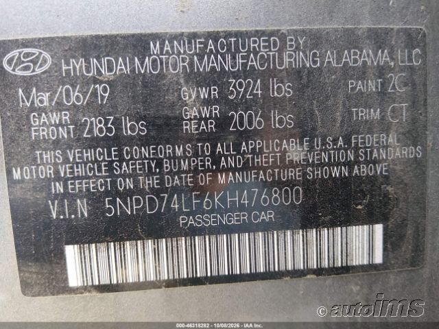 2019 Hyundai Elantra photo 4