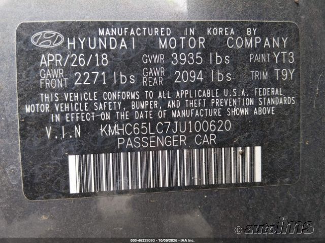 2018 Hyundai Ioniq photo 4