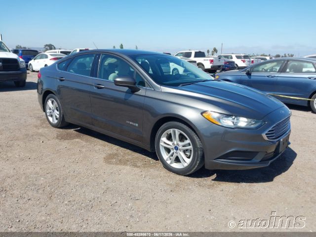 2018 Ford Fusion Hev