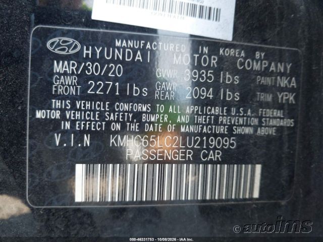 2020 Hyundai Ioniq photo 4