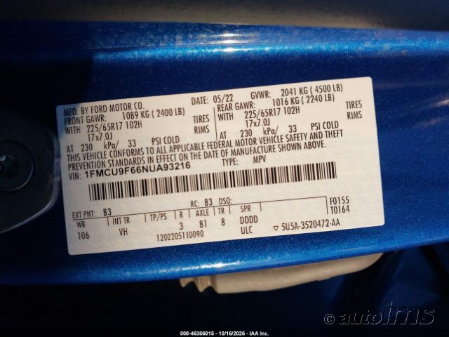 2022 Ford Escape photo 4