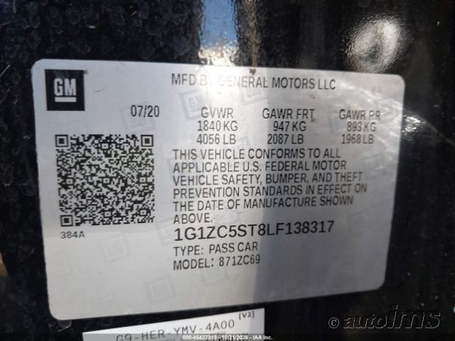 2020 Chevrolet Malibu photo 4