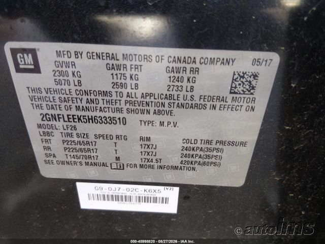2017 Chevrolet Equinox photo 4