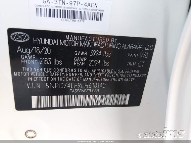 2020 Hyundai Elantra photo 5