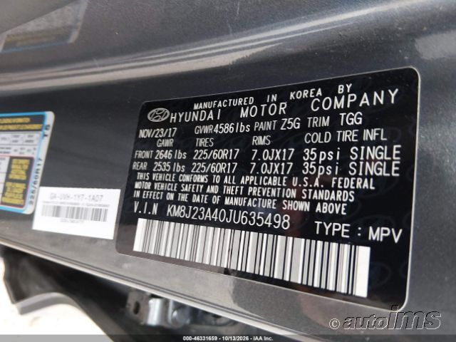 2018 Hyundai Tucson photo 4