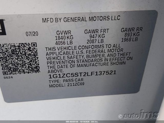 2020 Chevrolet Malibu photo 5