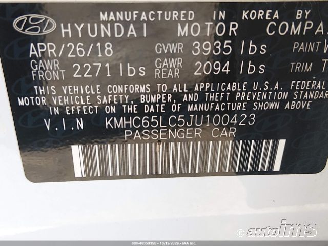 2018 Hyundai Ioniq photo 4