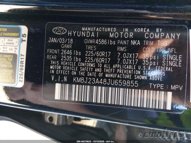 2018 Hyundai Tucson photo 7