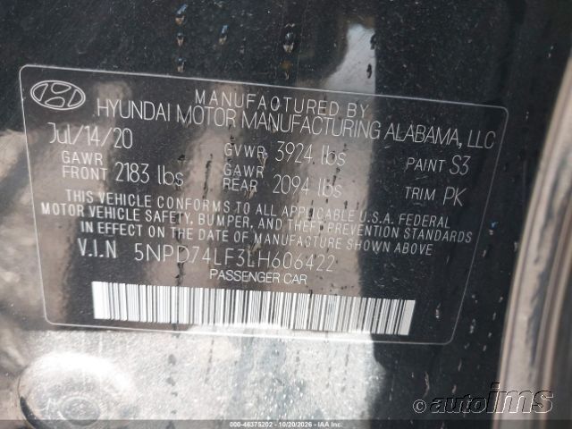 2020 Hyundai Elantra photo 5