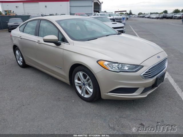2018 Ford Fusion Hev