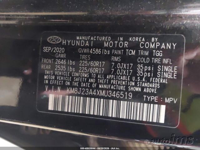 2021 Hyundai Tucson photo 4