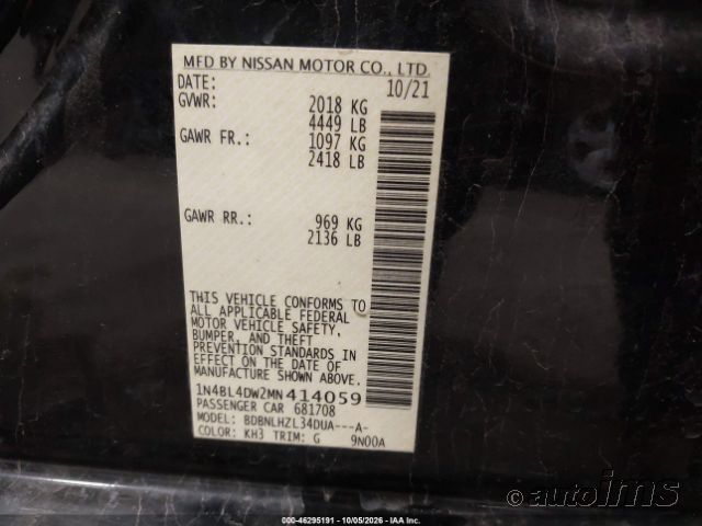 2021 Nissan Altima photo 6