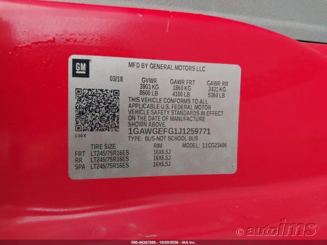 2018 Chevrolet Express photo 6