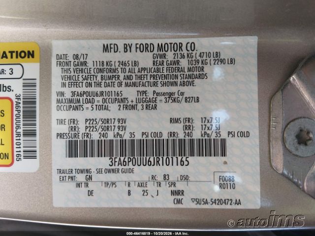 2018 Ford Fusion photo 4