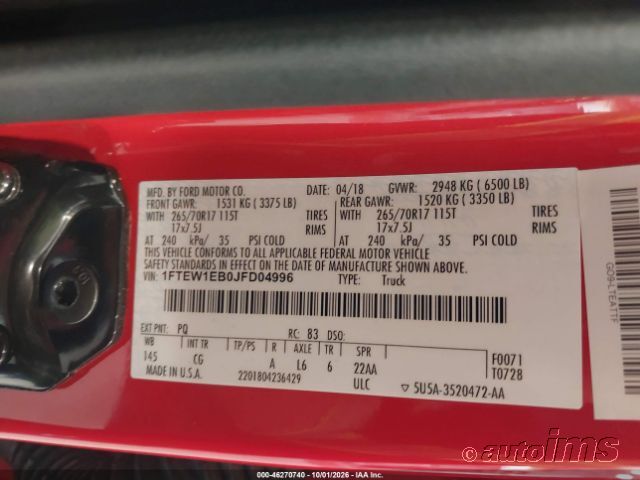 2018 Ford F-150 photo 7