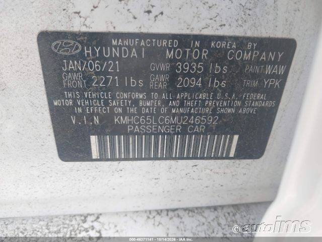 2021 Hyundai Ioniq photo 6
