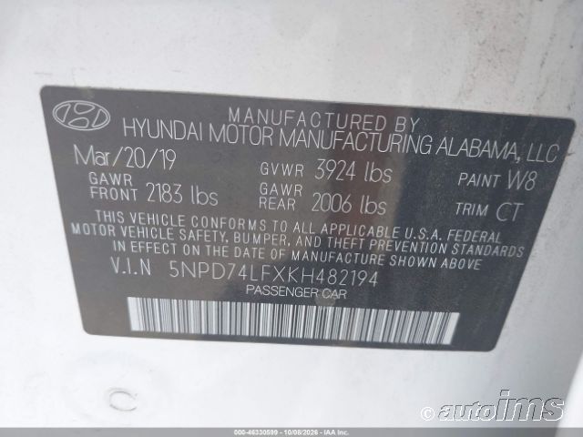 2019 Hyundai Elantra photo 4