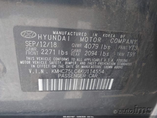 2019 Hyundai Ioniq photo 4
