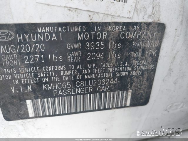 2020 Hyundai Ioniq photo 5