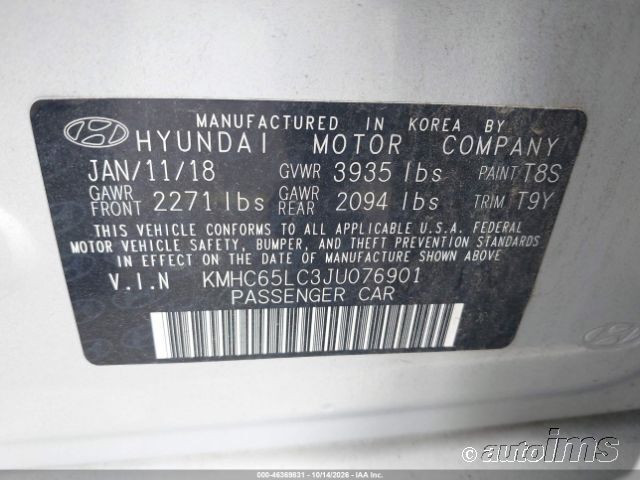 2018 Hyundai Ioniq photo 4