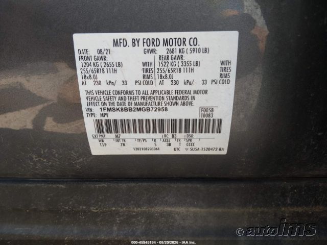 2021 Ford Explorer photo 7