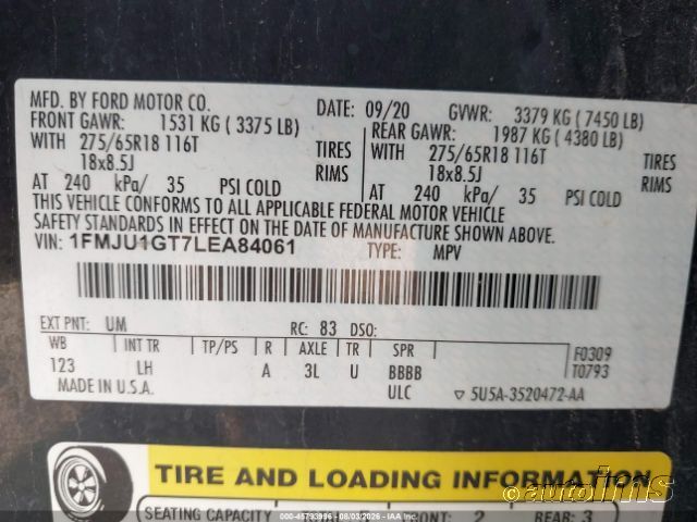 2020 Ford Expedition photo 5