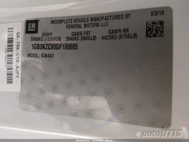 2016 Chevrolet C3500amb photo 4
