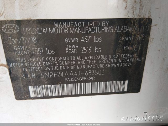 2018 Hyundai Sonata photo 4