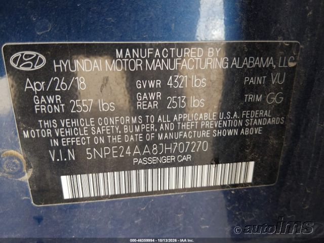 2018 Hyundai Sonata photo 4