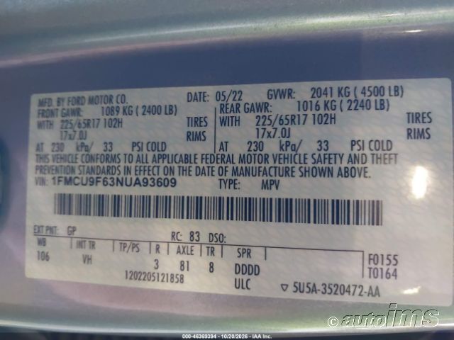 2022 Ford Escape photo 4