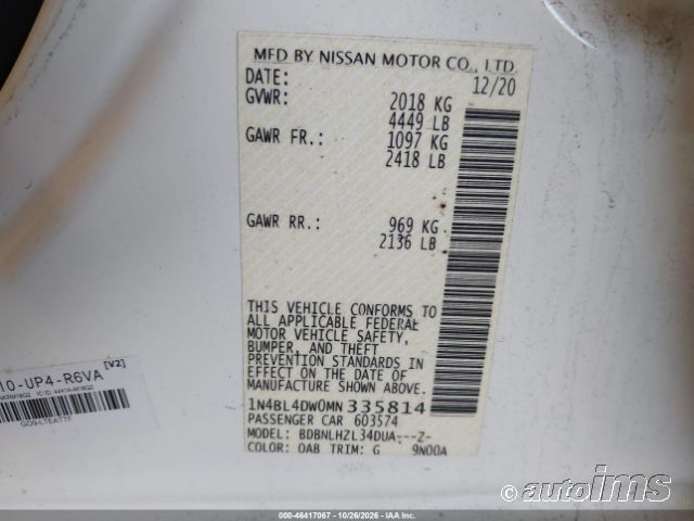 2021 Nissan Altima photo 5