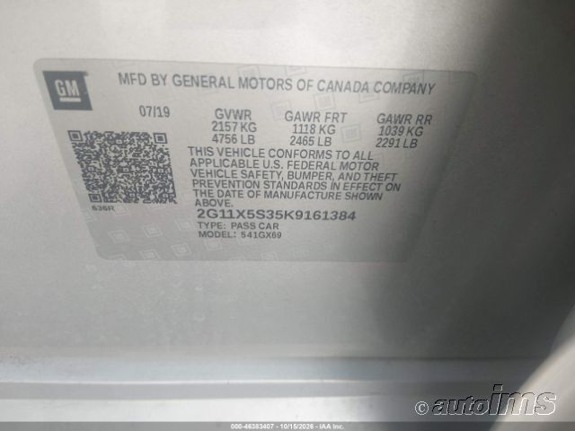 2019 Chevrolet Impala photo 4